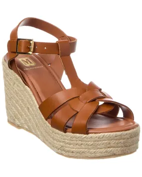 Durable Design M by Bruno Magli Estra Leather Wedge Sandal