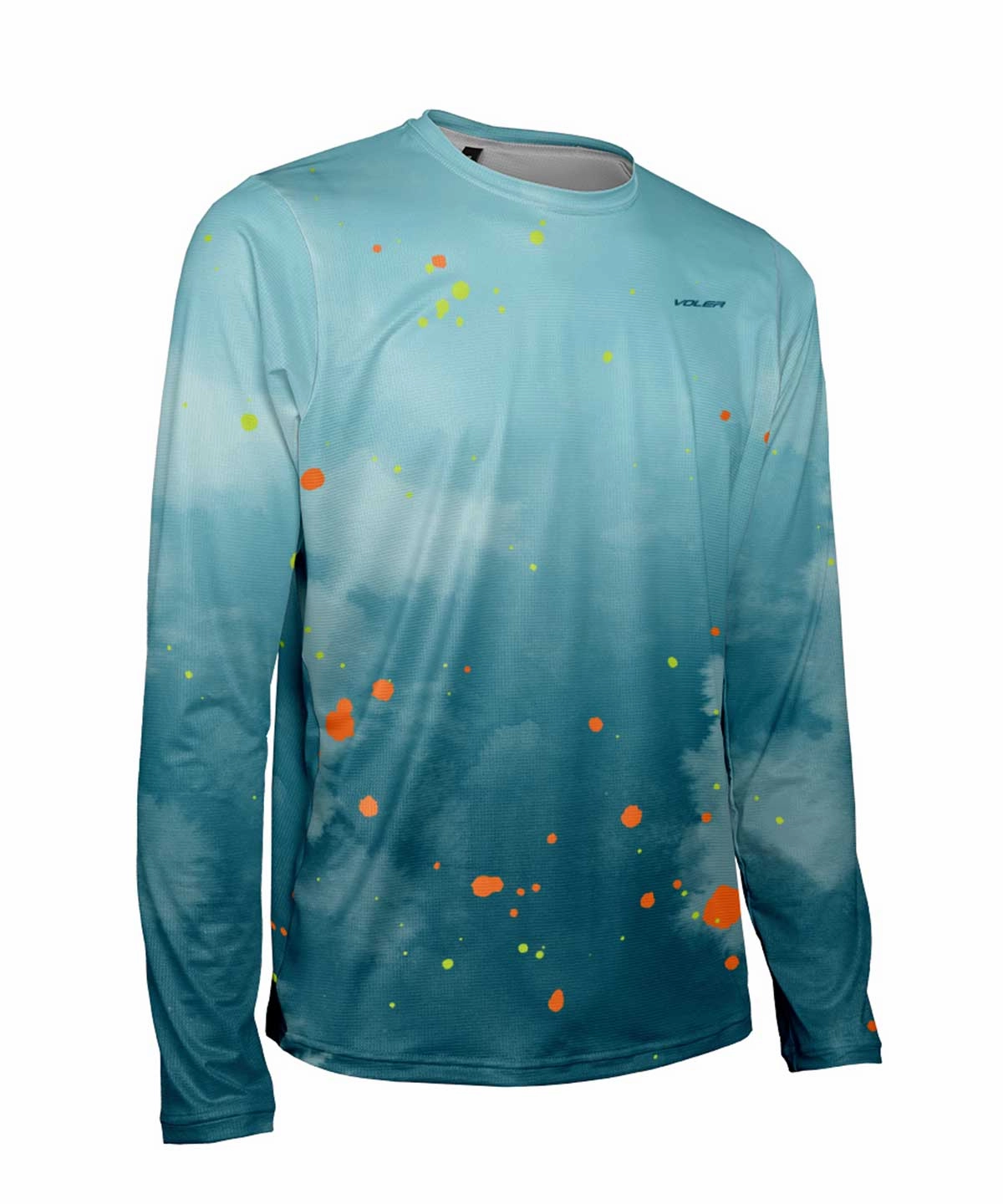 Tagless Neckline Design Breathable activewear M. ENDURANCE AIR LS TEE - DEBRUHL