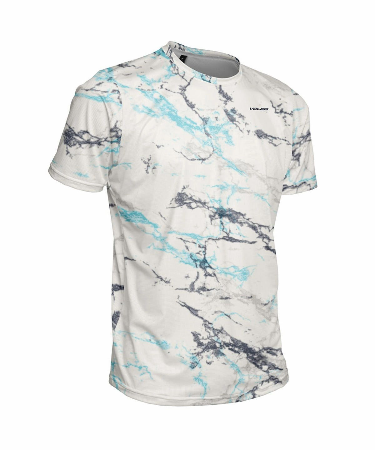 M. ENDURANCE AIR TEE - DEBRUHL MARBLE Fade Resistant Prints Weekend Style