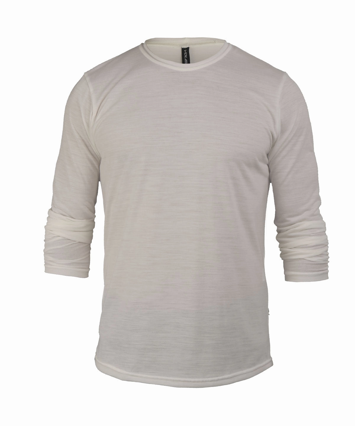 Zero Waste Manufacturing Process Athletic Motion M. LIGHTWEIGHT MERINO LS TEE - COCONUT