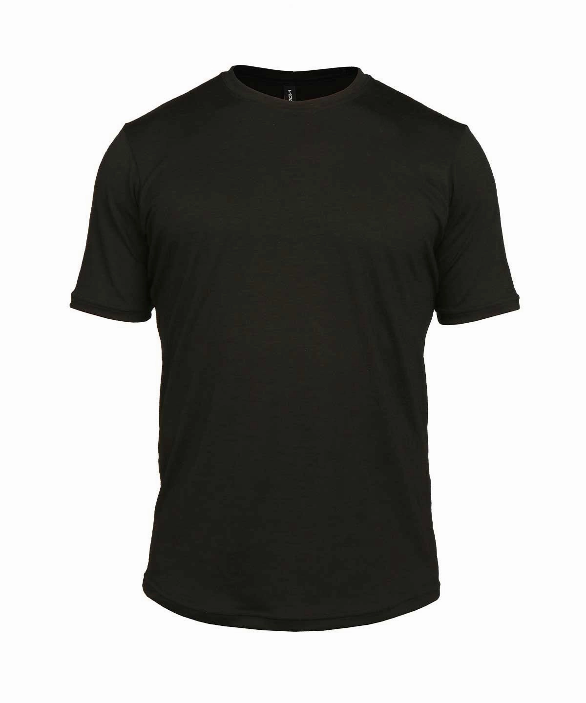 M. LIGHTWEIGHT MERINO TEE - BLACK Unstructured Silhouette Ventilation Panels