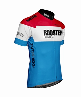 Anti Pilling Process Shape Retention Fabric M. PELOTON RACE JERSEY - ROOSTER RACING RWB