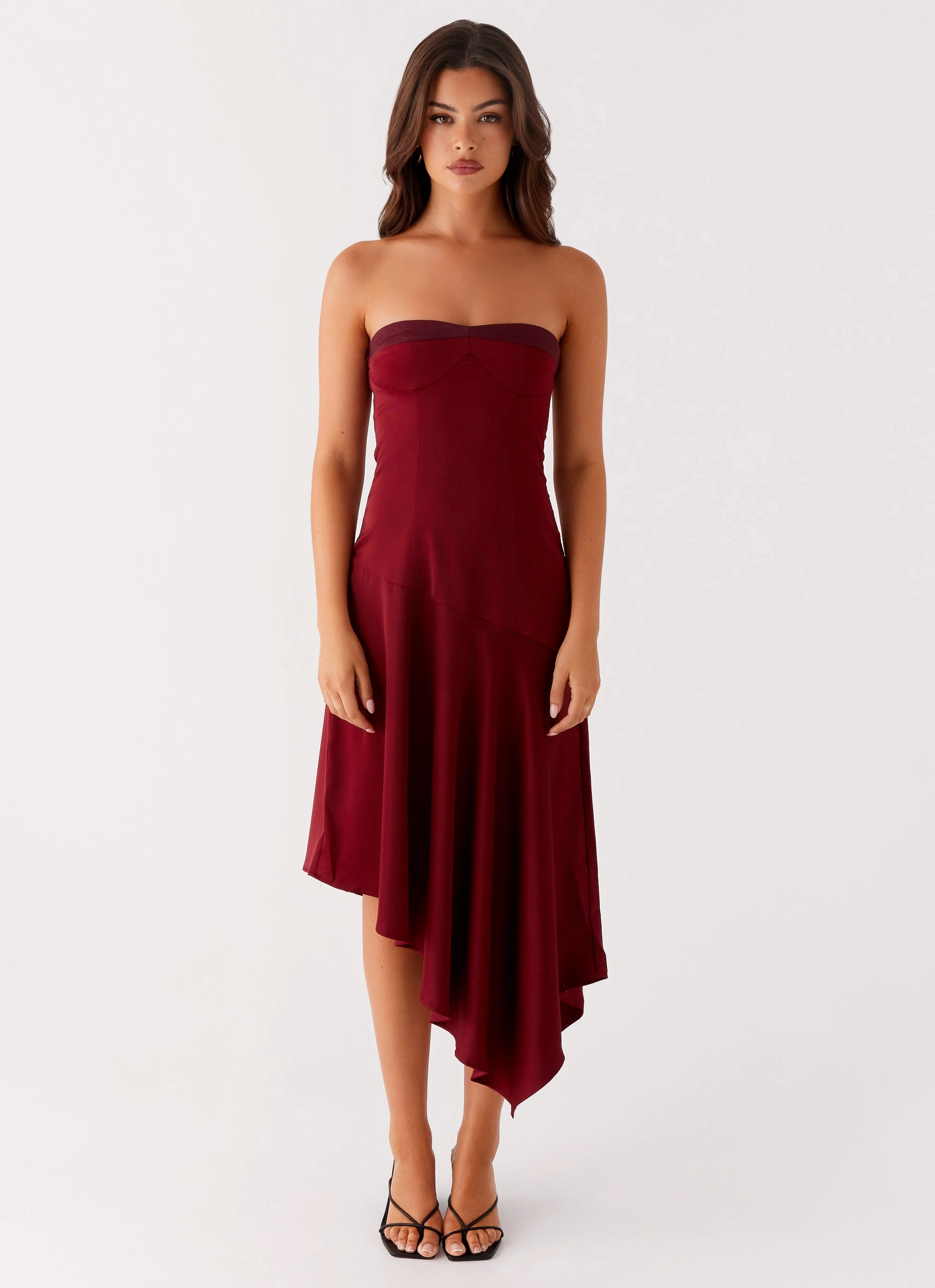 Matisse Midi Dress - Red Cool Structure PlushLining