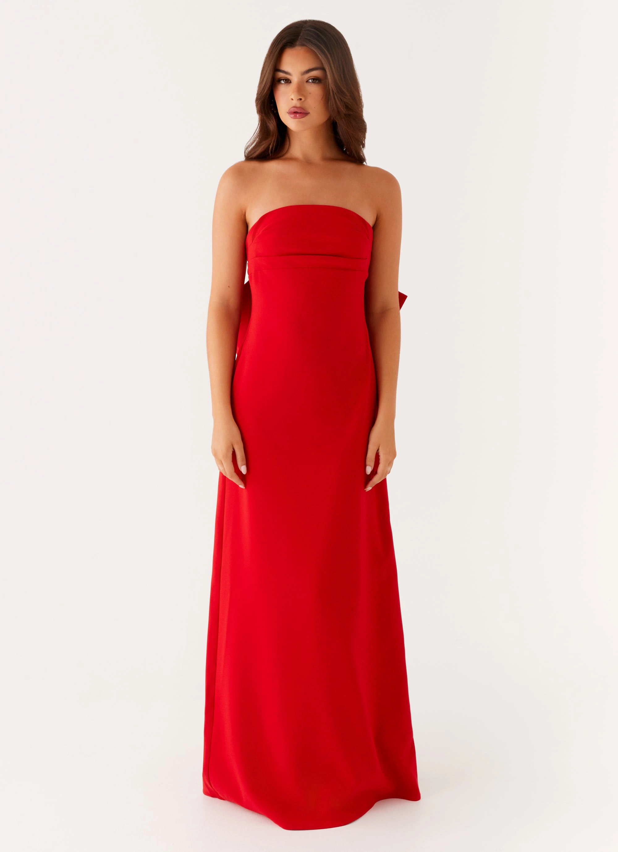 Quiet Luxury Soft Balance Meredith Maxi Dress - Red