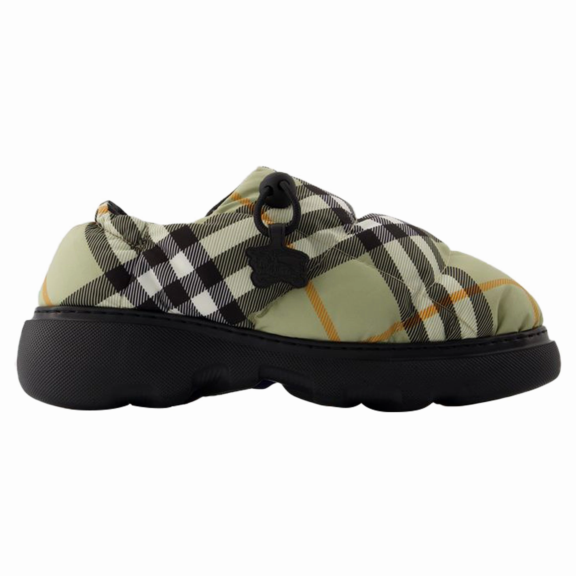 Stay Relaxed Pillow Low Mules - Burberry - Nylon - Beige