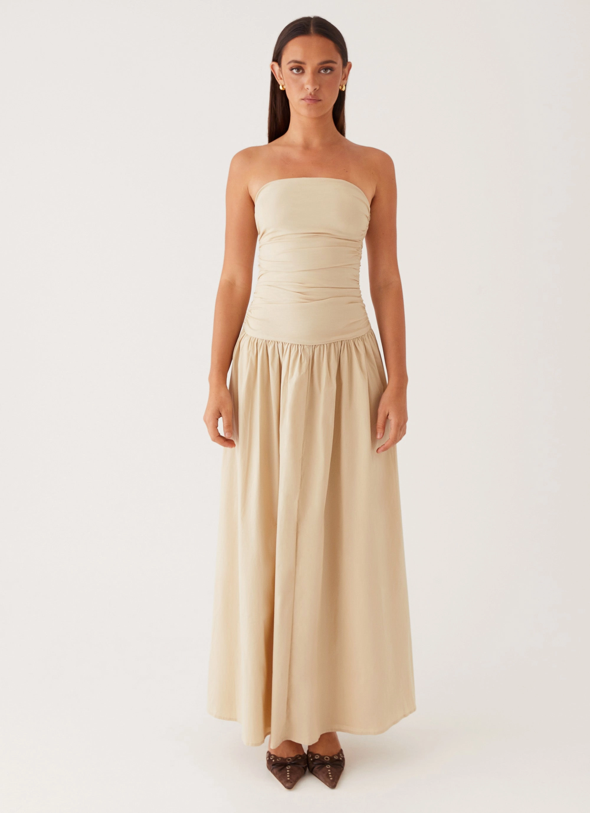 Wedding-Guest Carmel Maxi Dress - Ivory