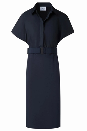 Fresh Look Mixed-Media Shirtdress