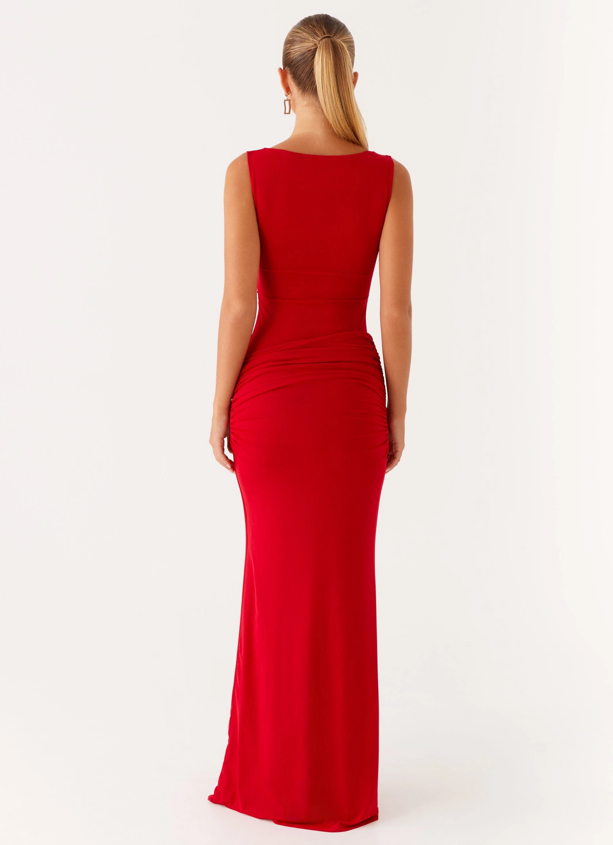 Versatile Look Chic Look Missy Maxi Dress - Red