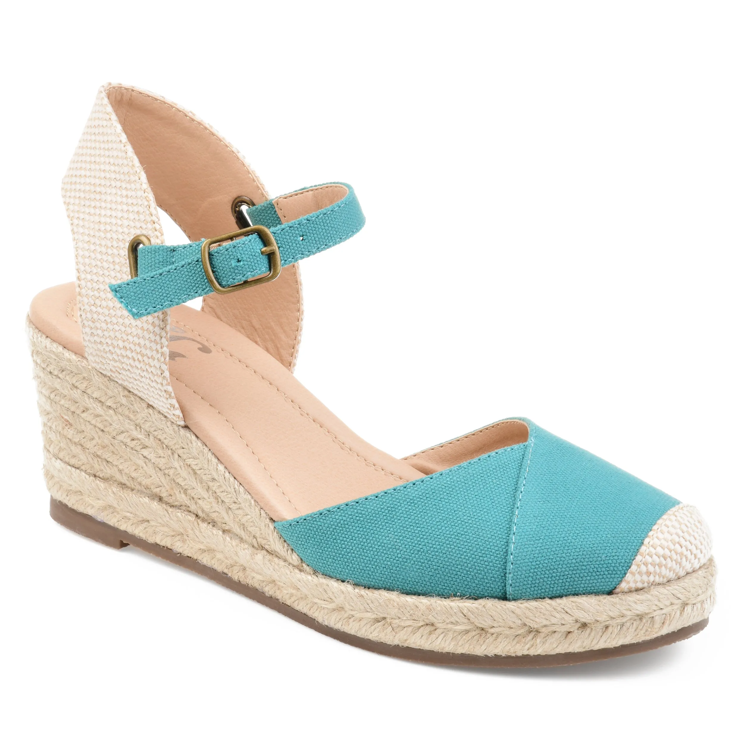 Chunky Closed Design Journee Collection Women's Tru Comfort Foam Wide Width Ashlyn Wedge