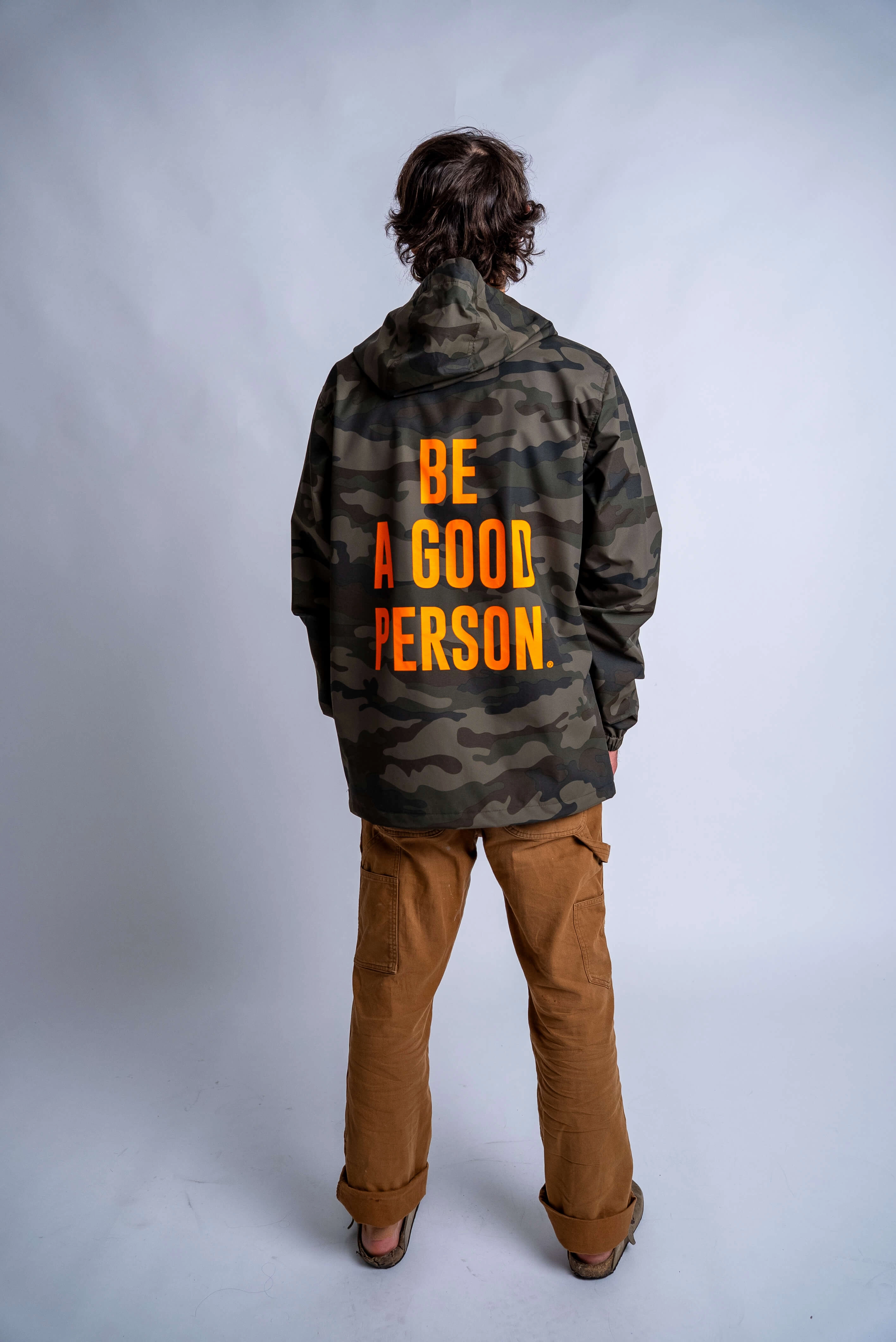 Fashion Use Weight Distribution System Signature Anorak - Camo/Hunter Orange