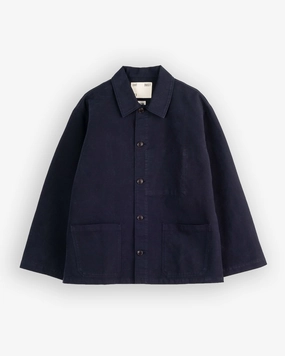 Coach Jacket Nebraska Cotton Inkt Blue Future Fashionable Protection