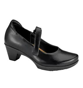 Every Fit Muse Mary Jane Shoes In Black Madras Leather