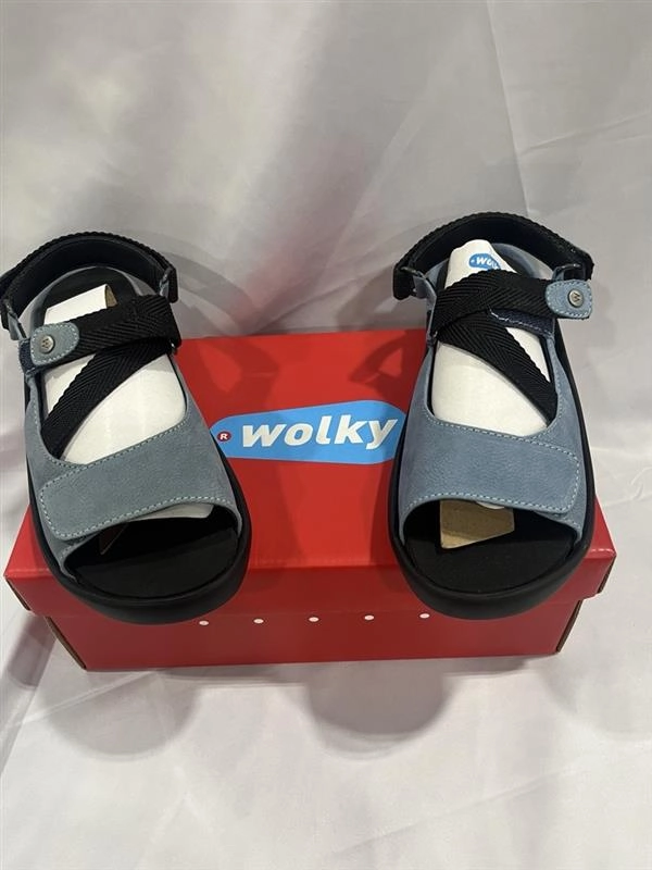 Reliable Baltic Sandal In Antique Nubuck Baltic Blue