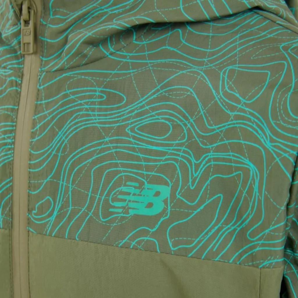 New Balance Athletics AOP Jacket Junior ReflectiveDetailing