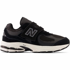 Extended Heel Counter Neutral Base New Balance 2002 Alternative Closure Sneakers Black