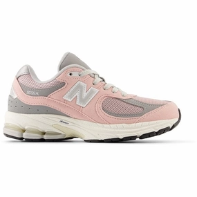 New Balance 2002 Kids Sneakers Orbit Pink Anti Slip Traction Shock absorption