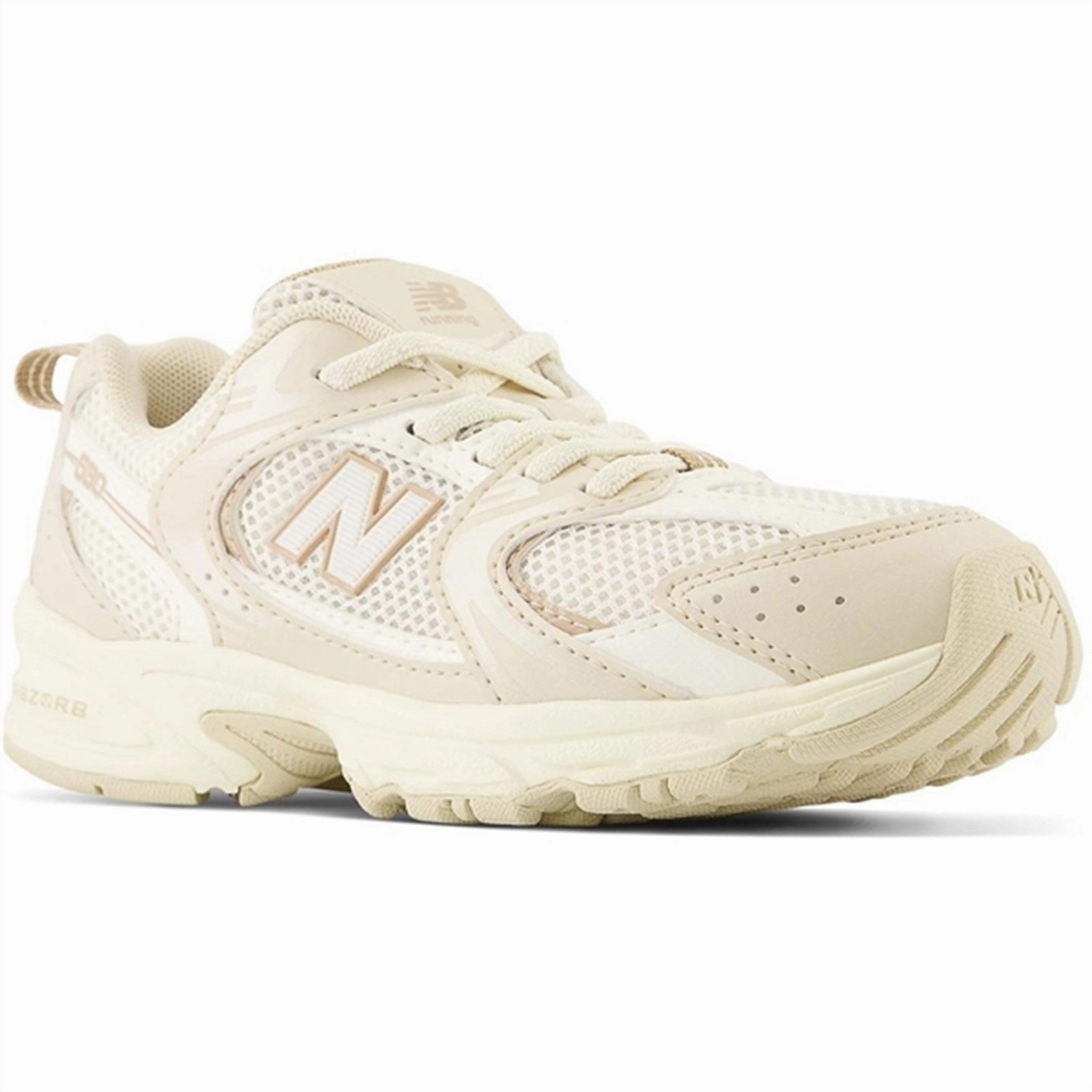 New Balance 530 Kids Bungee Lace Pre Bone Outdoor Motion