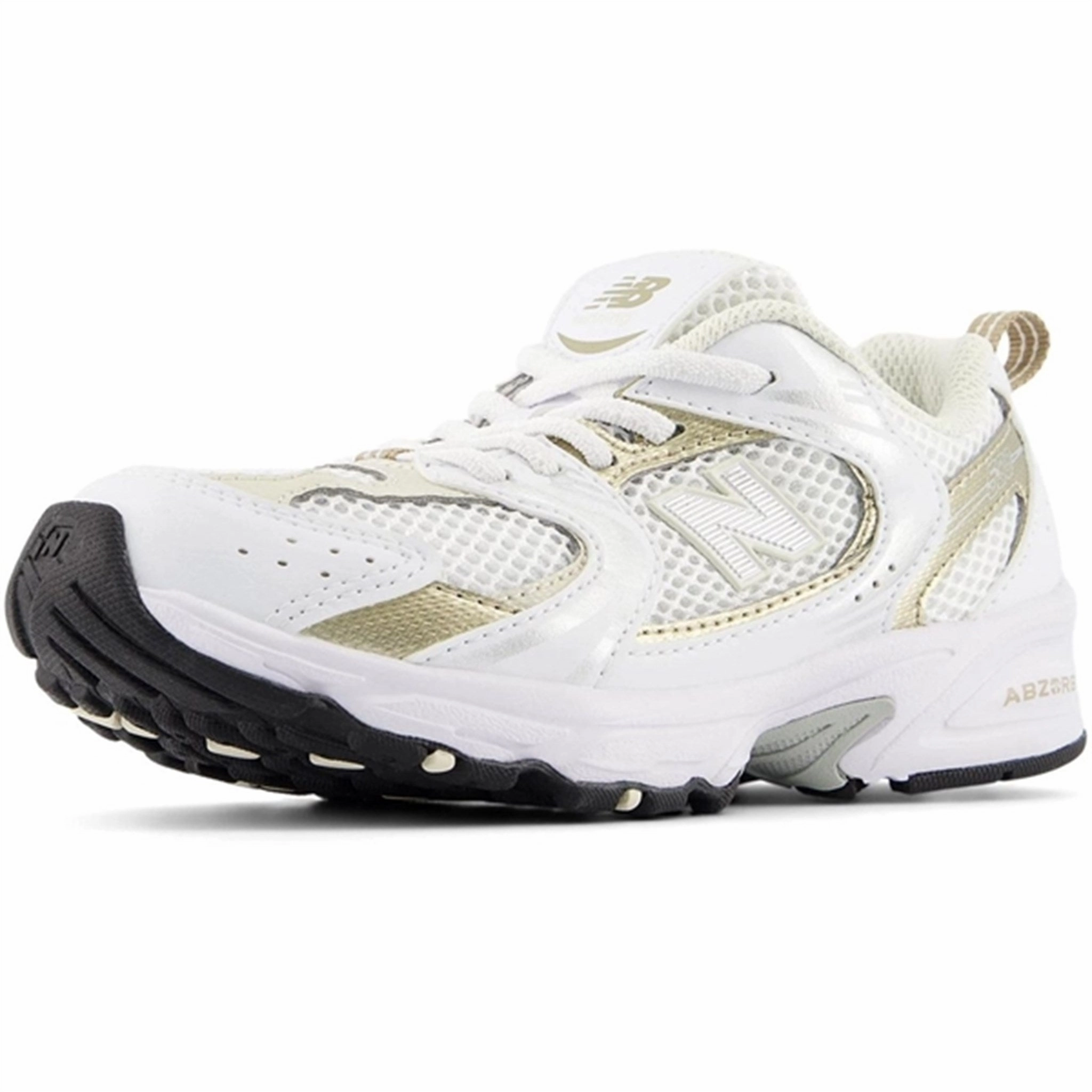 Custom Style New Balance 530 Kids Bungee Lace Sneakers White