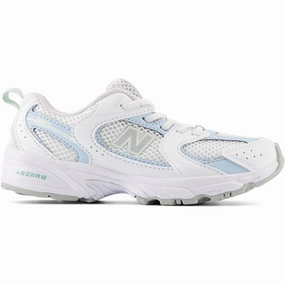 Arch Support Design New Balance 530 Kids Bungee Lace Sneakers White