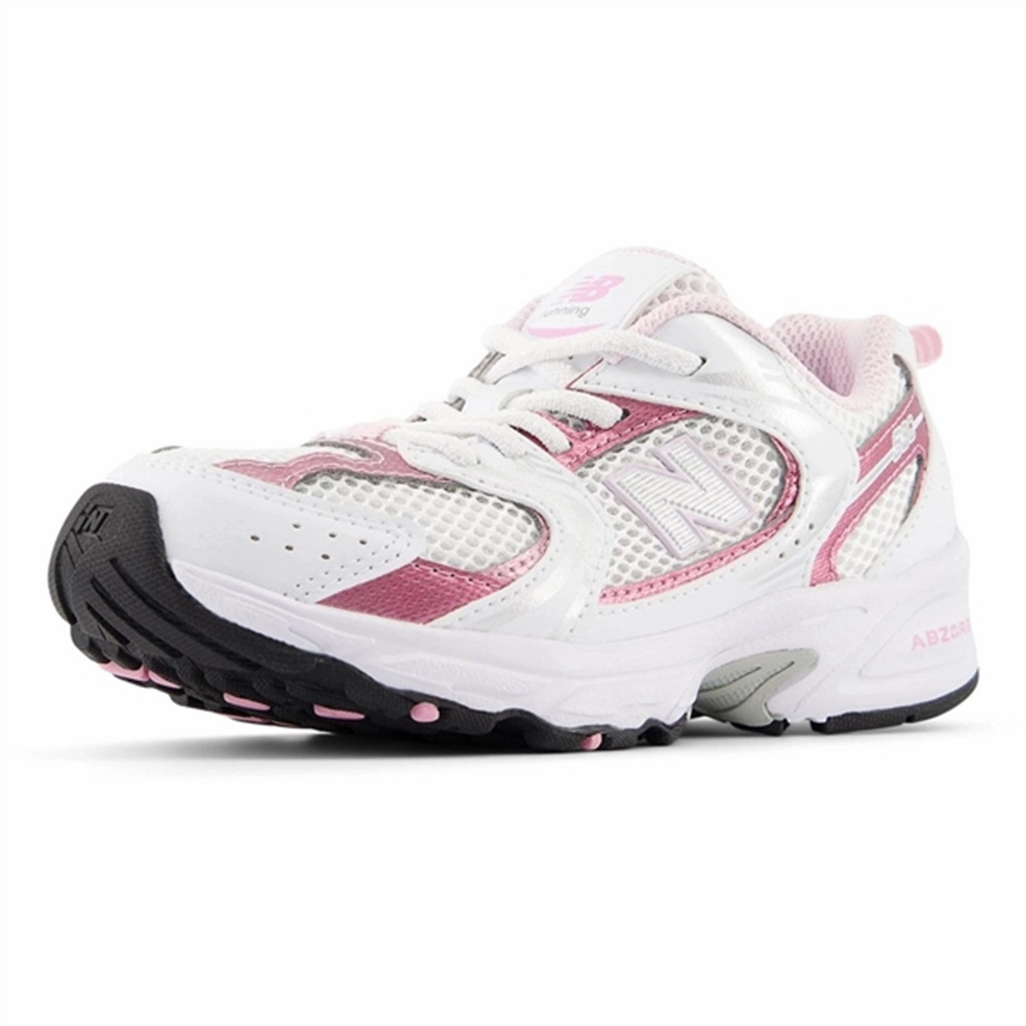 Ultra Cushioned Midsole Compression Resistant EVA New Balance 530 Kids Bungee Lace Sneakers White