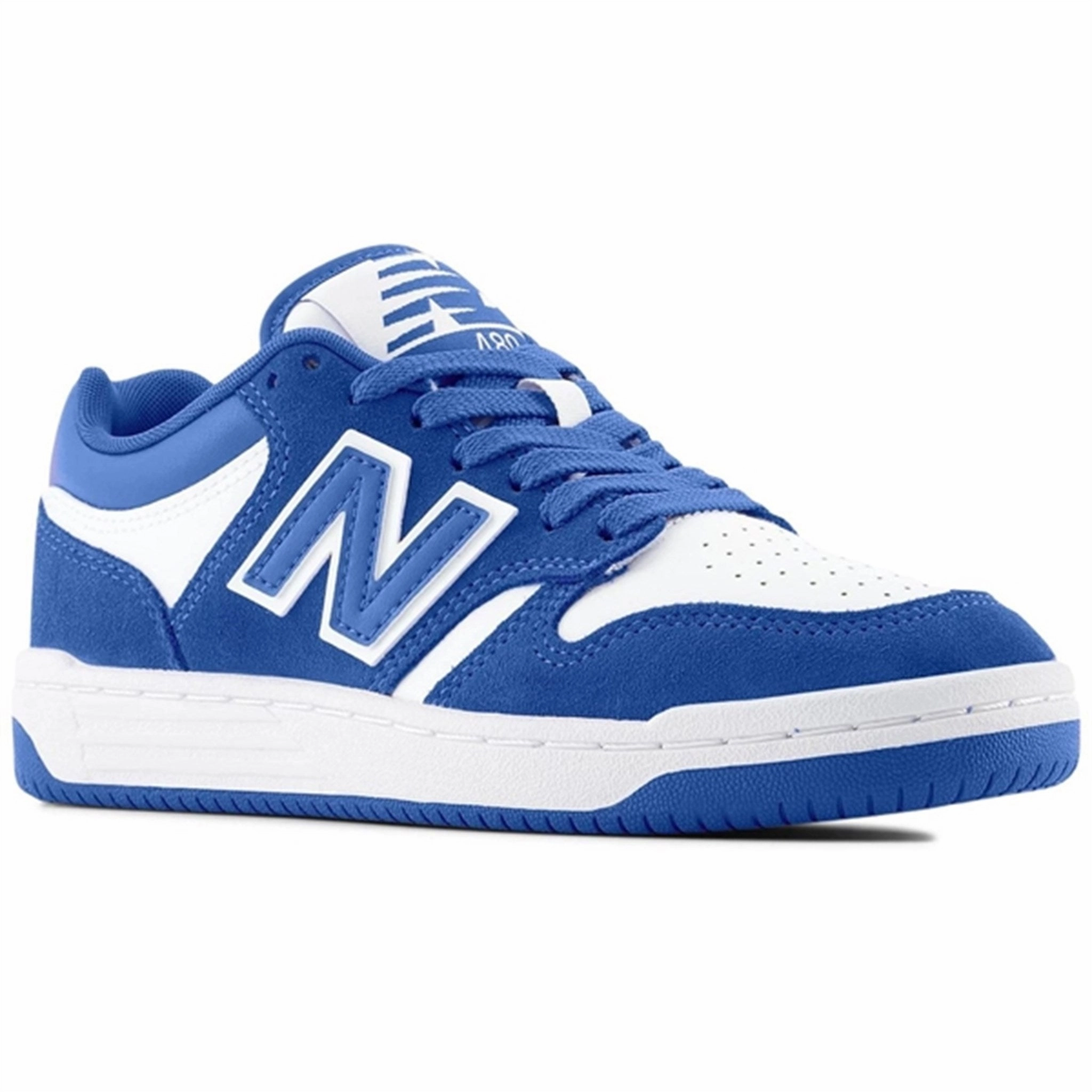 New Balance BB480 Kids Sneakers Marine Blue High   Top Style