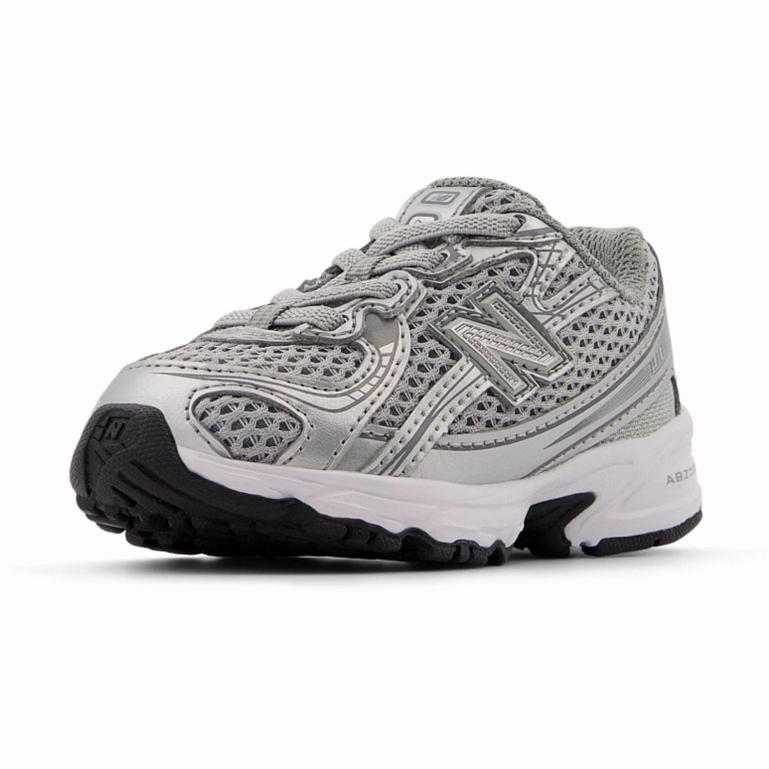 Style Routine Motion Control Arch New Balance Raincloud 740 Kids Bungee Lace Sneakers