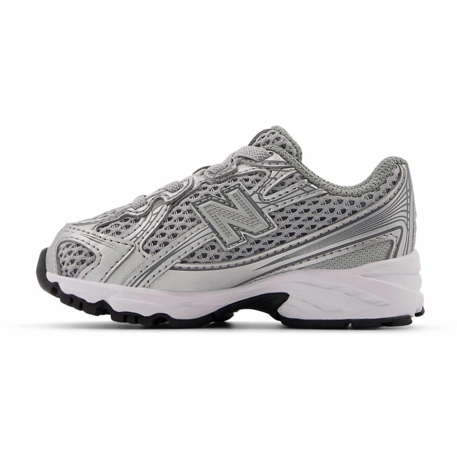 Elite performance Stay Flexible New Balance Raincloud 740 Kids Bungee Lace Sneakers