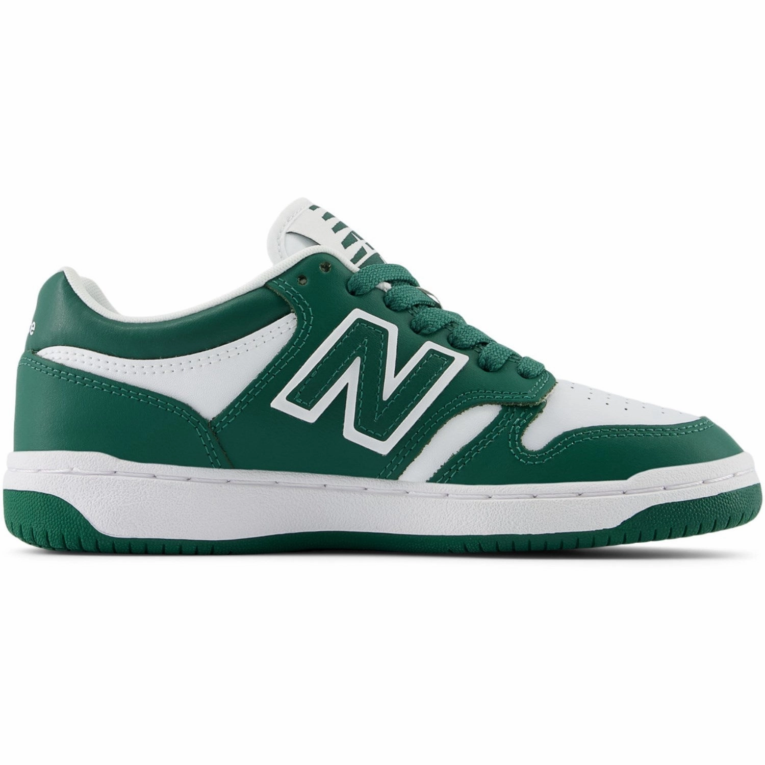 Outdoor Motion Comfortable Walk New Balance Team Forest Green New Balance 480 Kids Lace