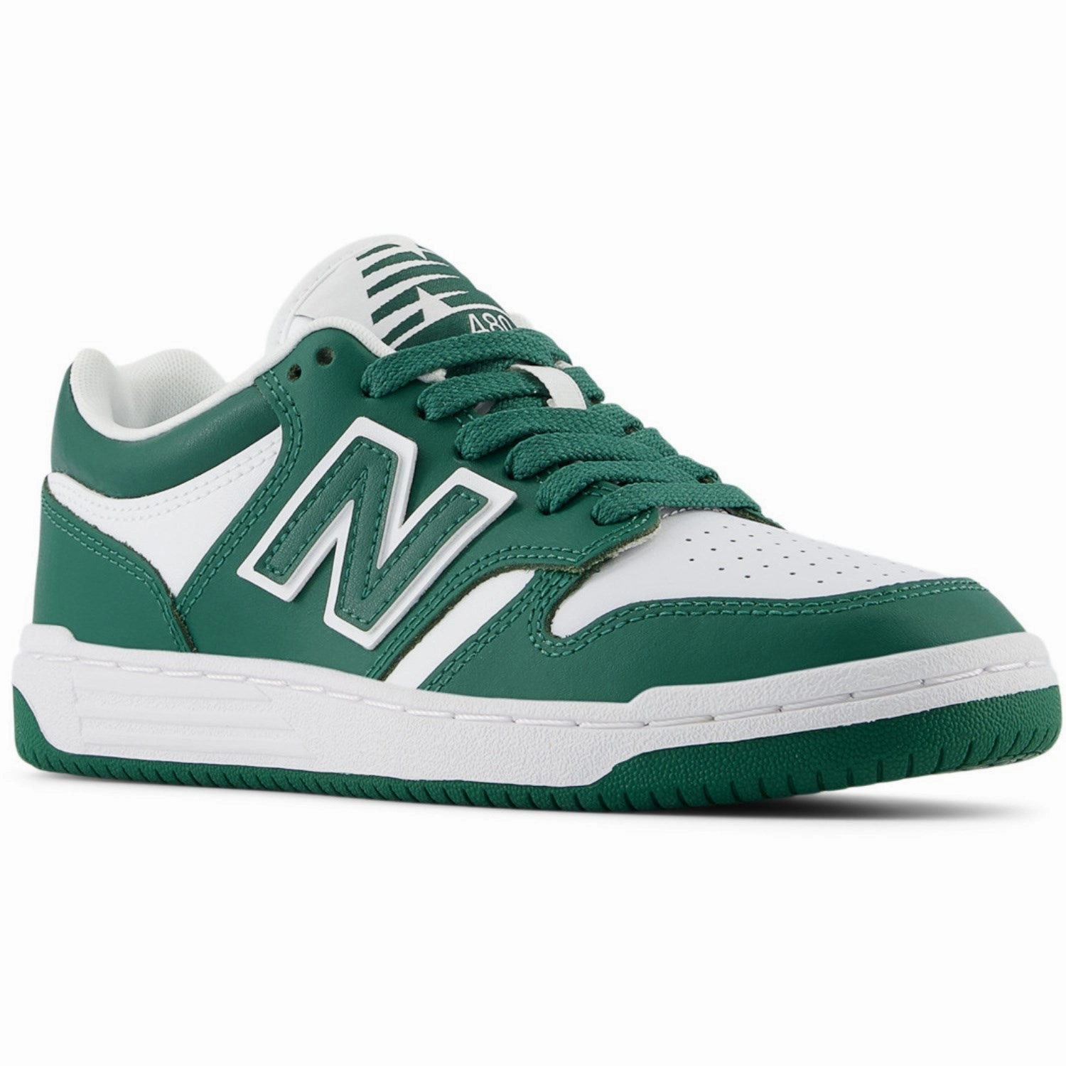 Noise Reducing running sneakers New Balance Team Forest Green New Balance 480 Kids Lace