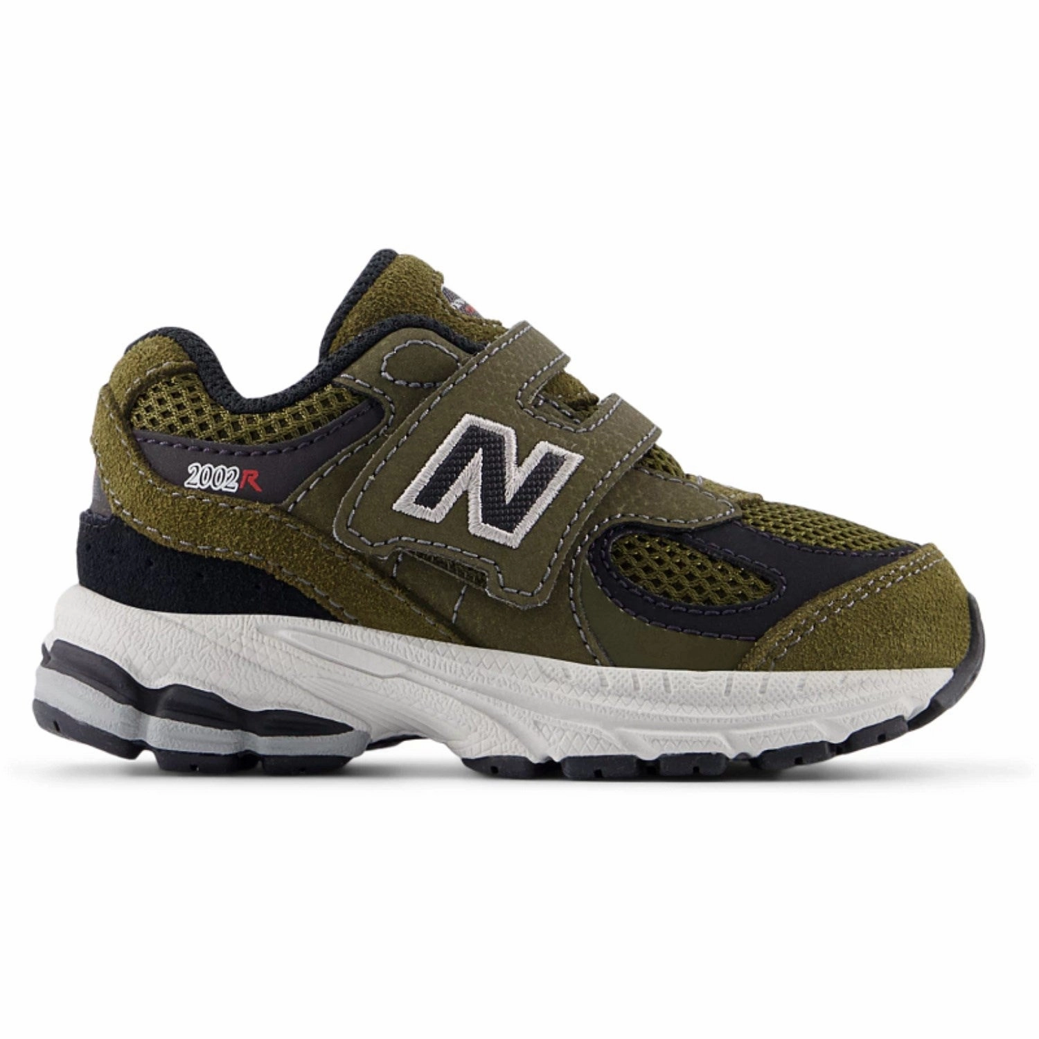 New Balance Woodland 2002 Kids Hook & Loop Sneakers Shock Vibe Breath Grip