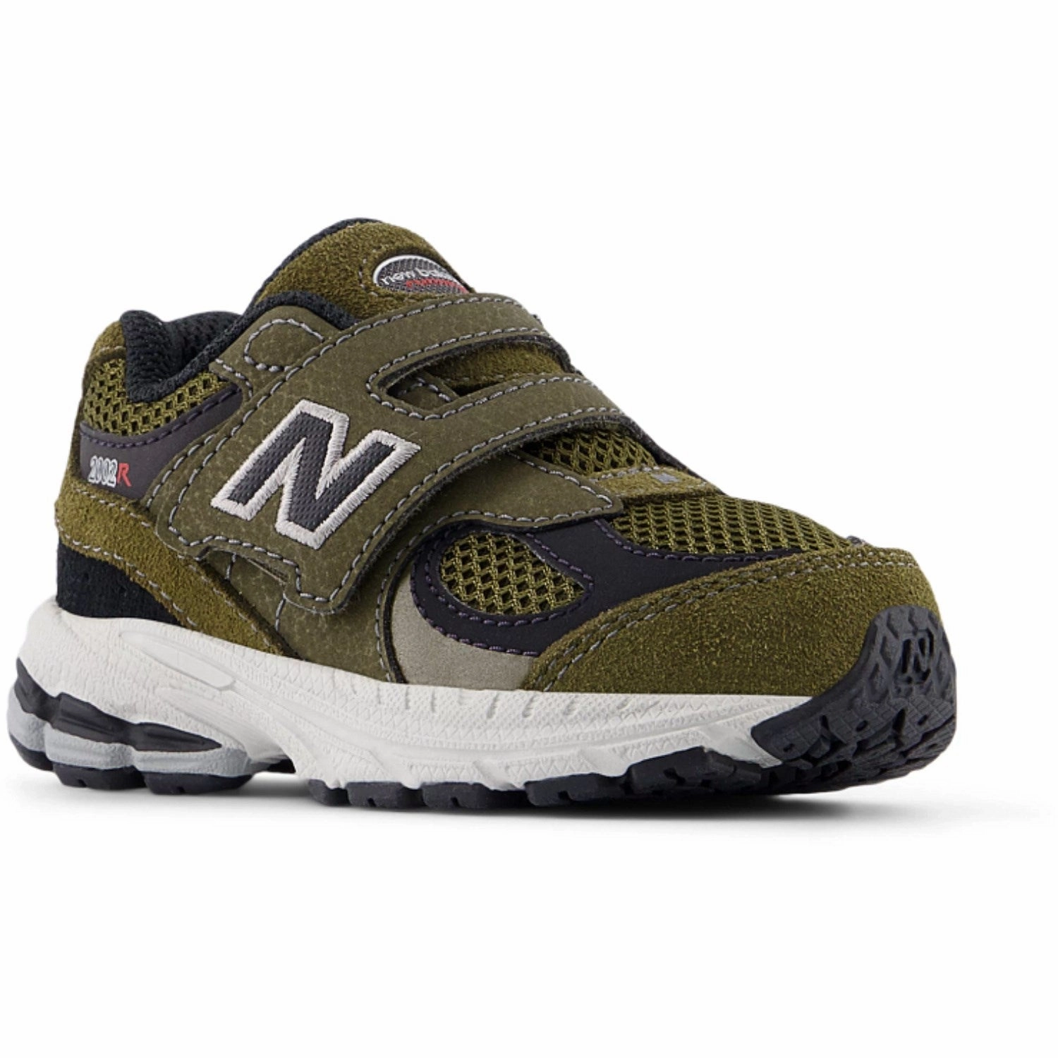 New Balance Woodland 2002 Kids Hook & Loop Sneakers Flat Sole