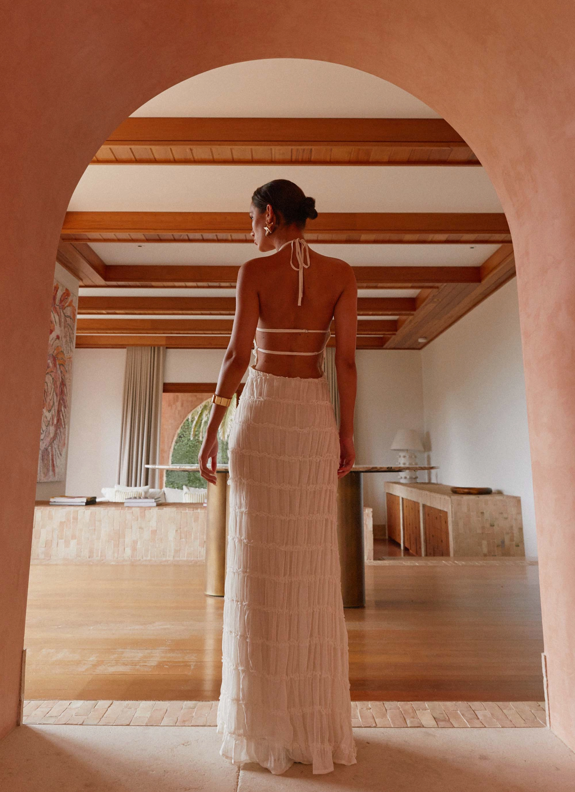 Family Glow Aullie Maxi Dress - Ivory