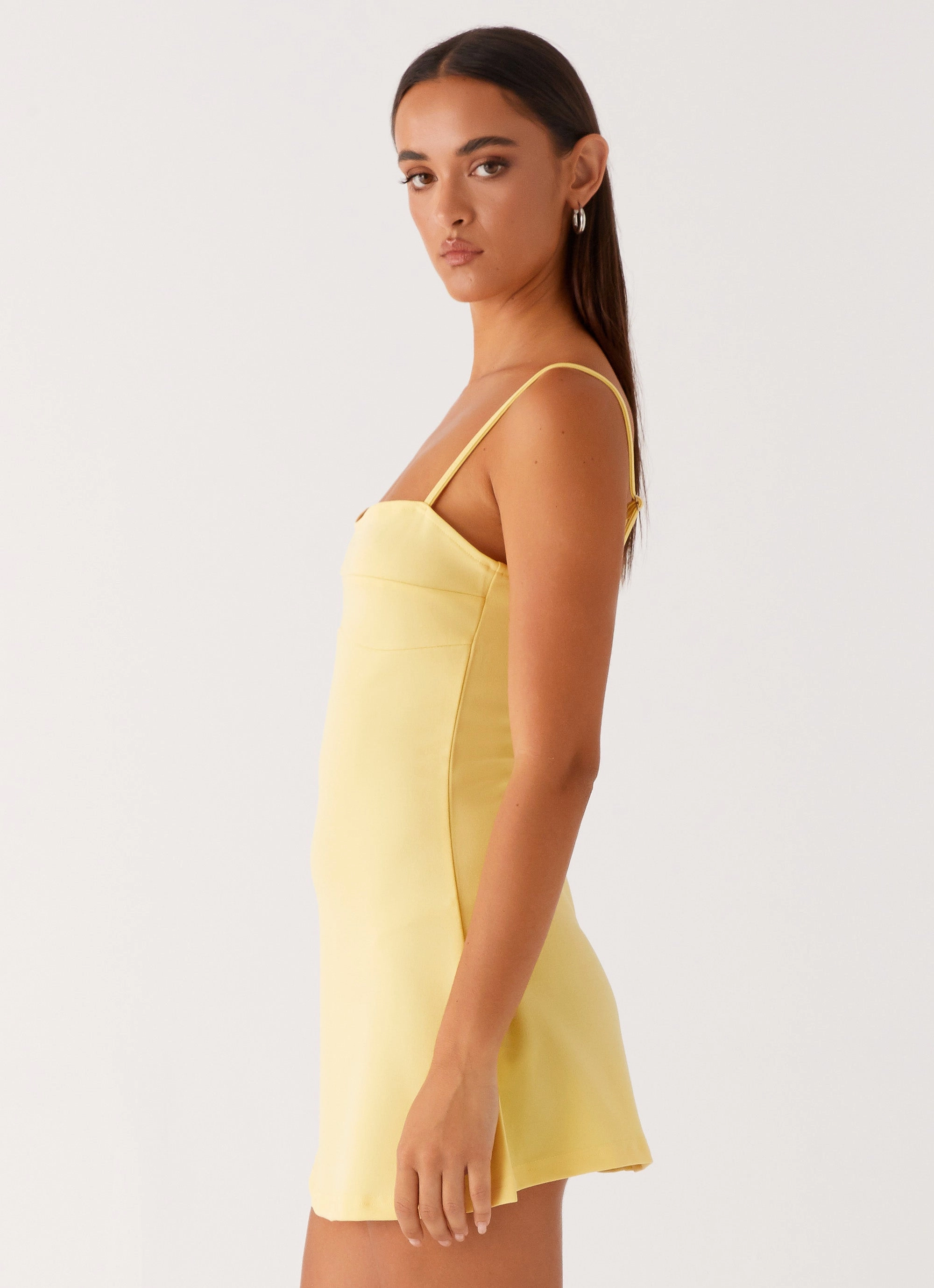 Olive Fresh Cindy Mini Dress - Yellow