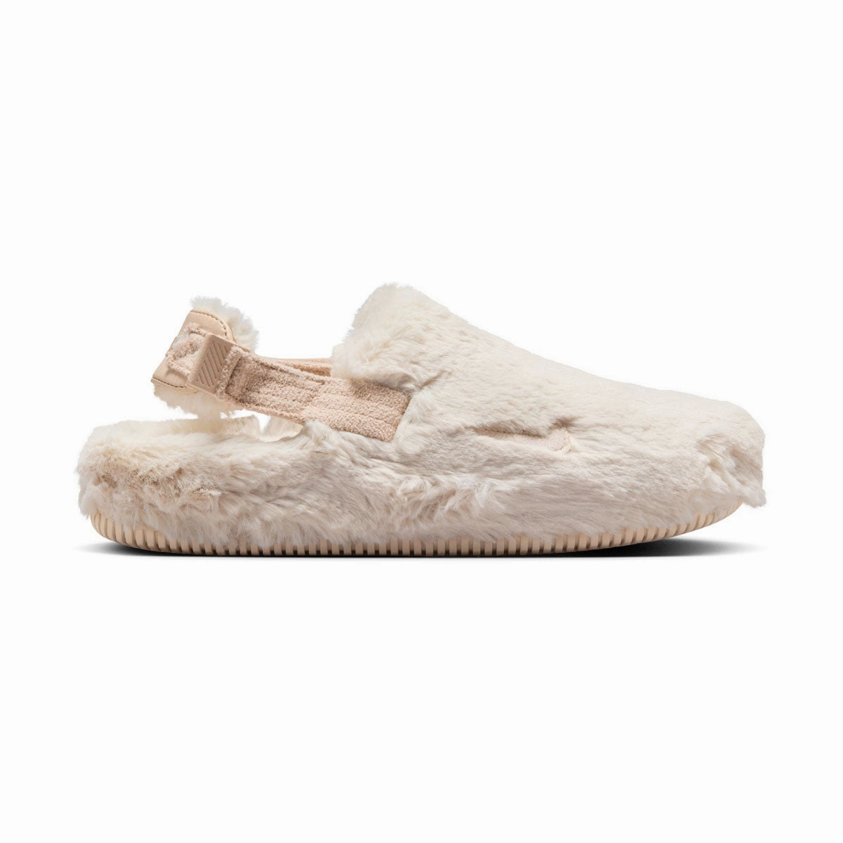 Simple Slip-On Nike Calm SE 'Sanddrift Fur' Women's Mules