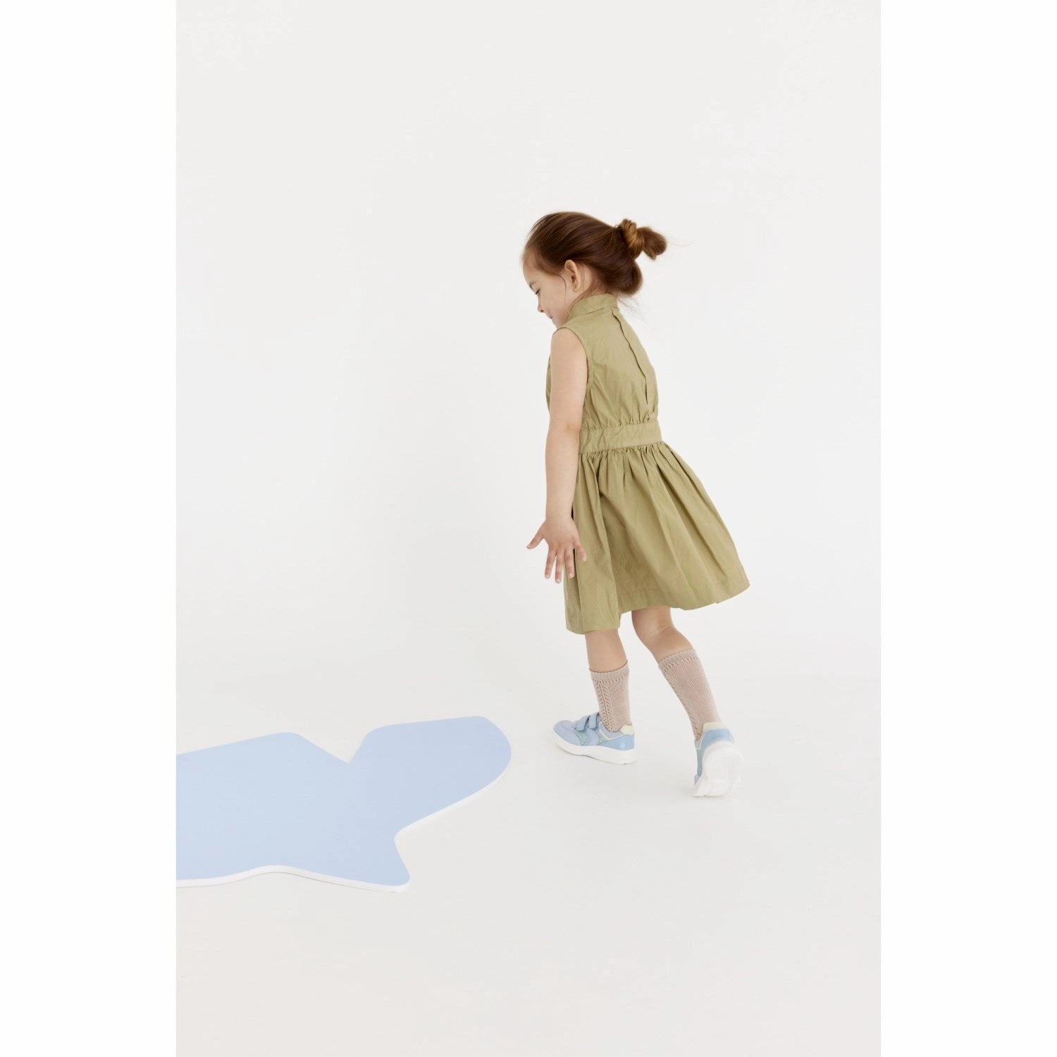 Bisgaard Sky Glitter Yuki Glitter Velcro Shoe Agile Motion