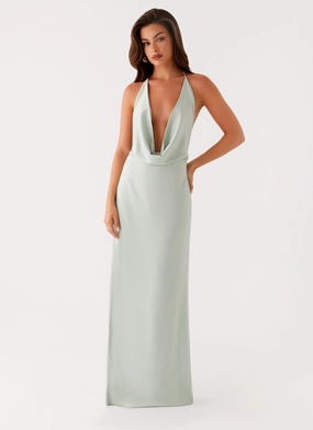 All-Day Comfort Wear Night Charm Noemi Maxi Dress - Sage