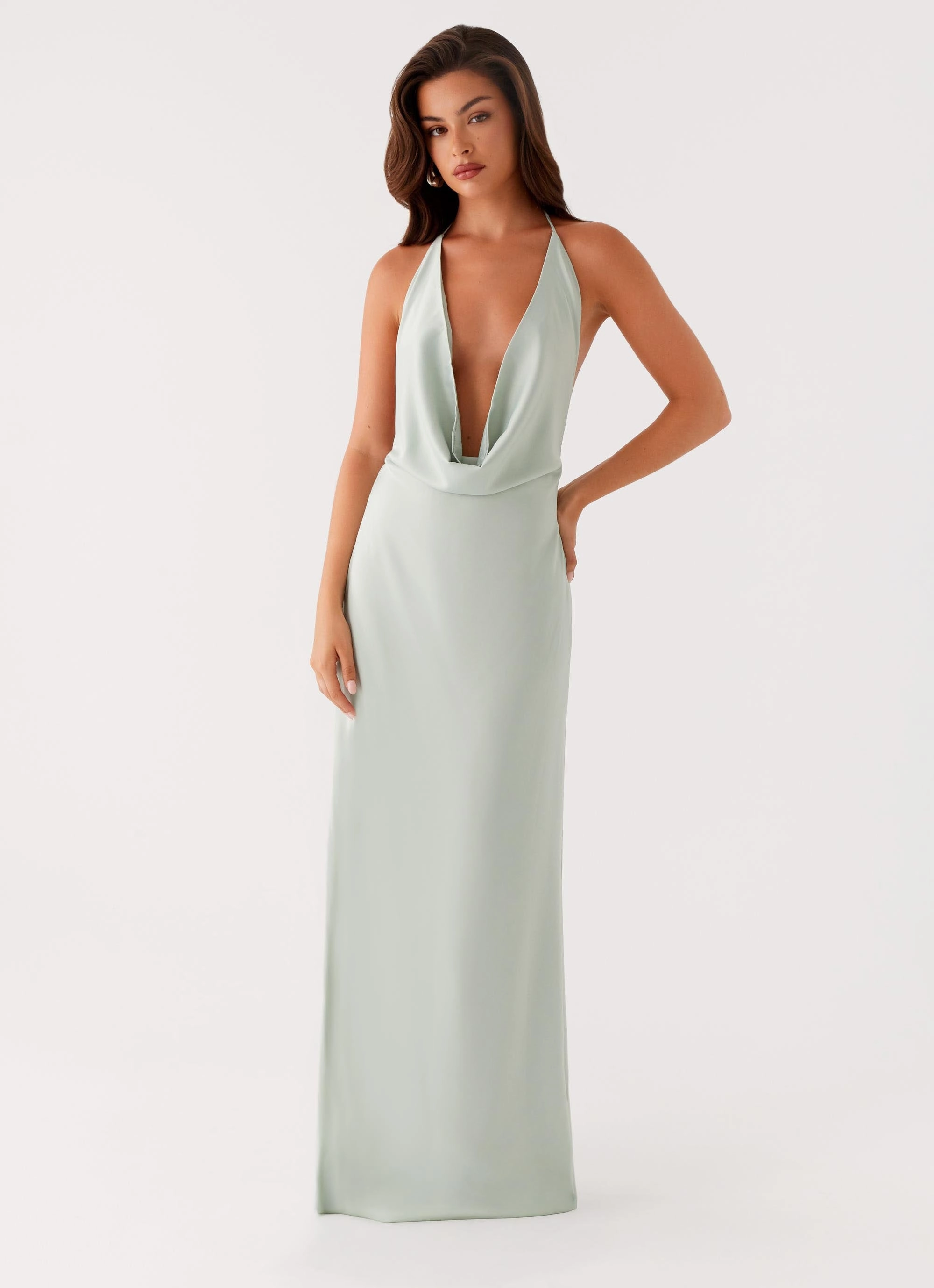 All-Day Comfort Wear Night Charm Noemi Maxi Dress - Sage