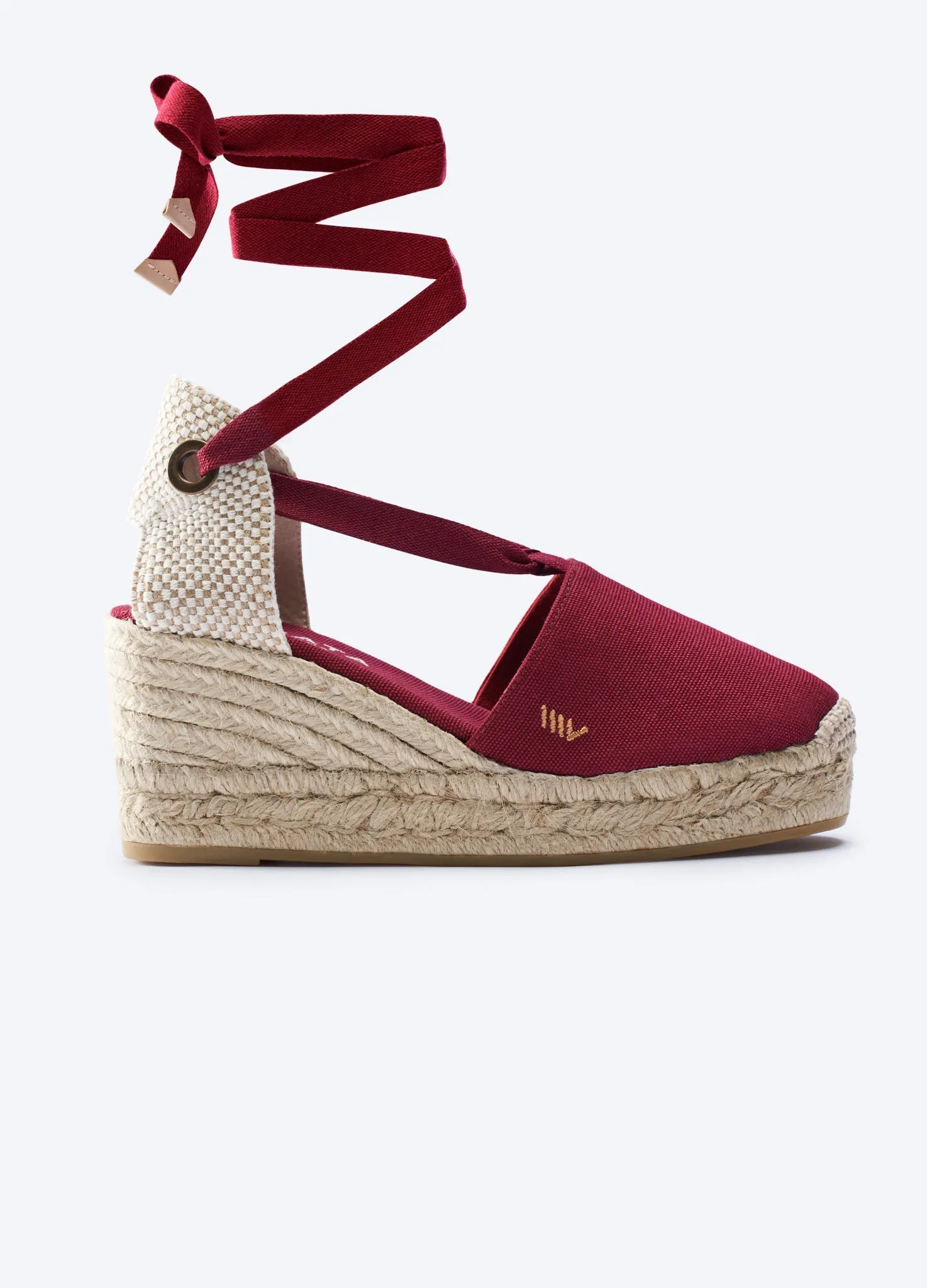 Bisbe Limited Edition Canvas Espadrille Platform Wedges Island Time