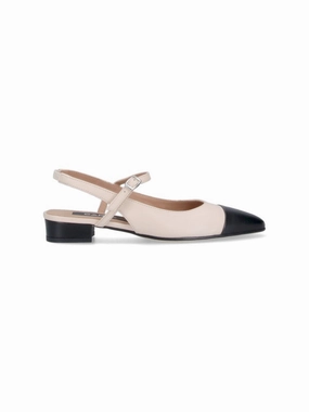 Oceano" Slingback Mules ?C Beige Comfort Slip-On