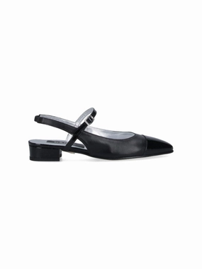 Oceano" Slingback Mules ?C Black Comfort Travel