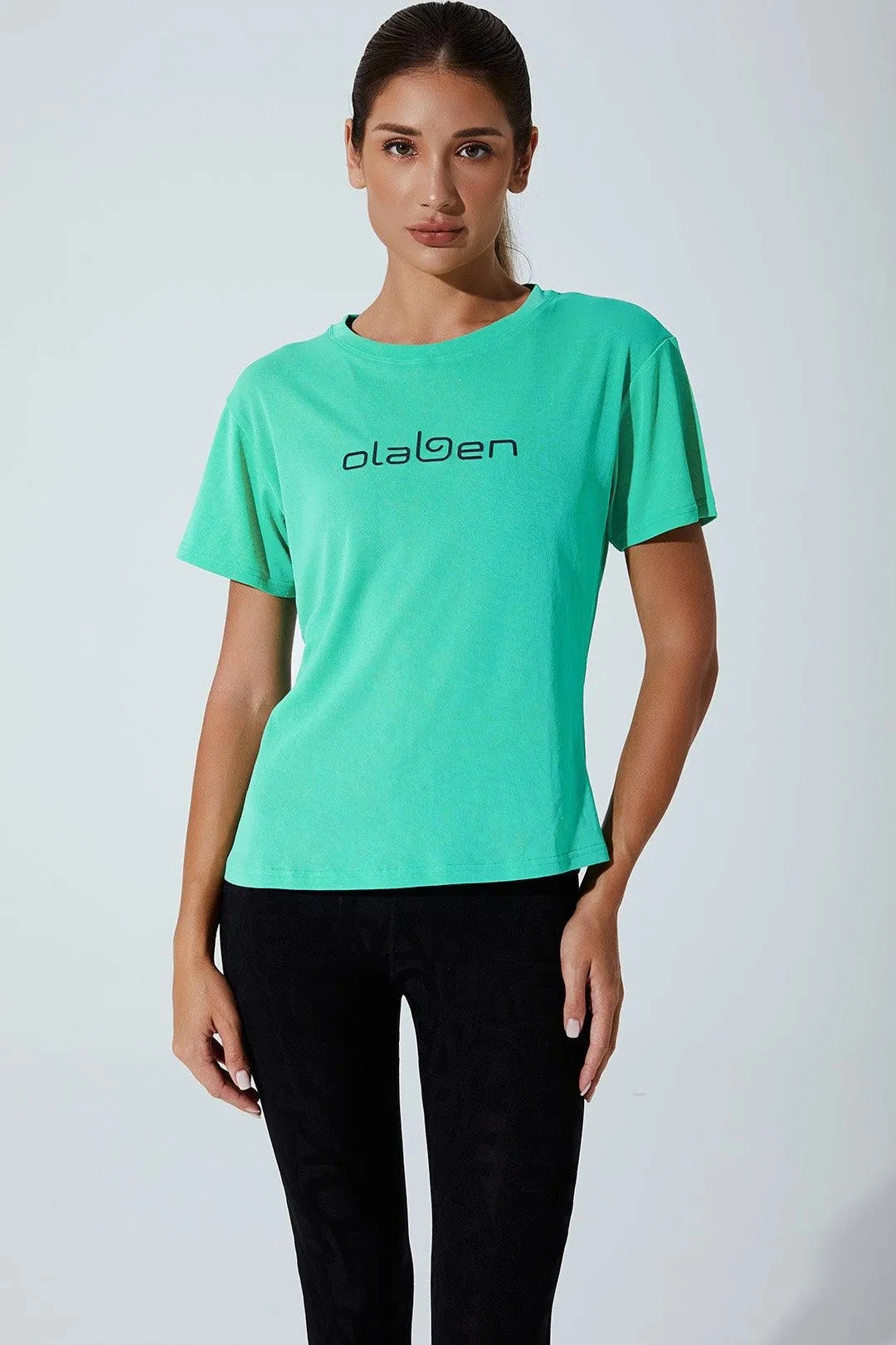Olaben Athletic Tee - Downy Green Comfy Essentials