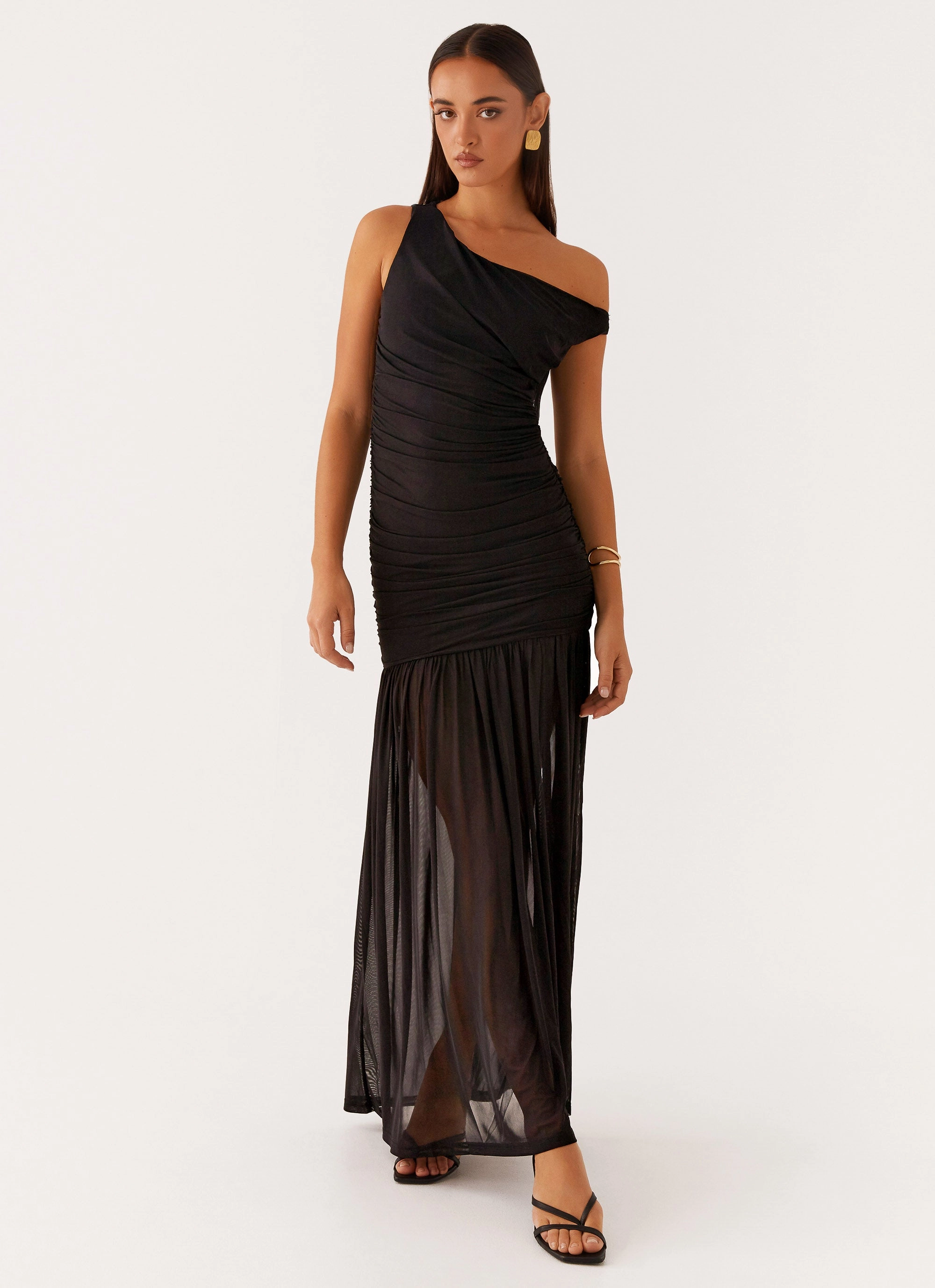 NonIrritatingLining Soft Appeal Pavilion Maxi Dress - Black