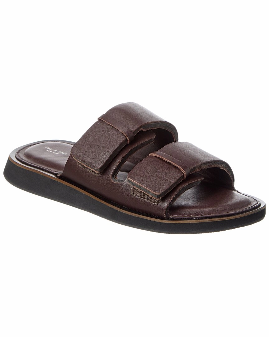 Anti   Blister Comfort Design Features rag & bone Parker Leather Slide