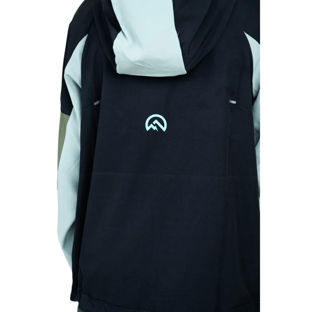 slim fit High Neck Protection Flux Gradient Jacket Junior