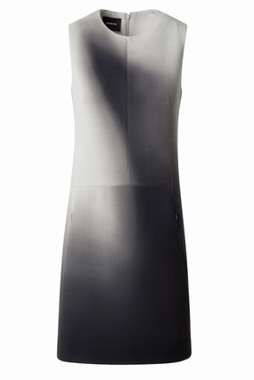 Shadow Print Dress Outfit Core Matte-finish