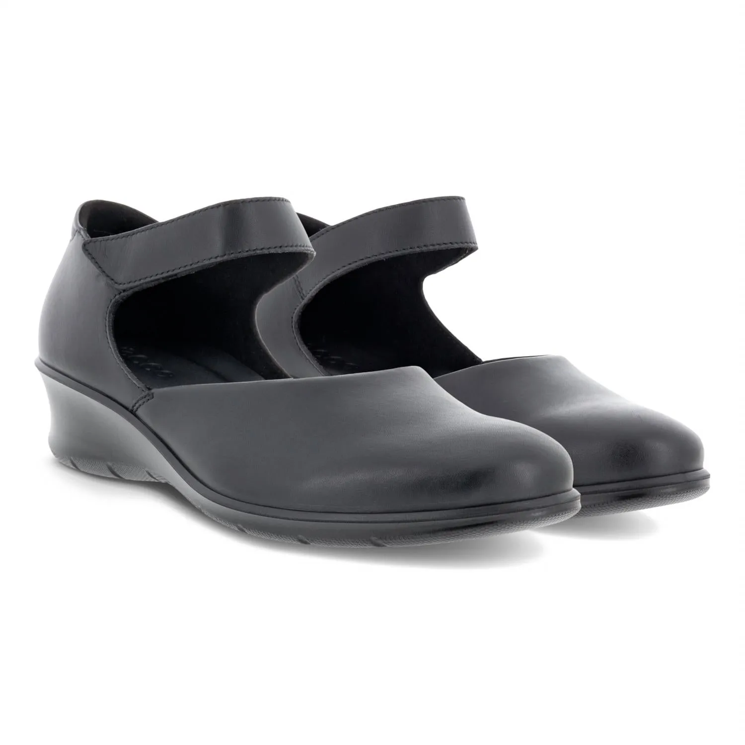 Women's Felicia Mary Jane Low Wedge In Black Everyday Step