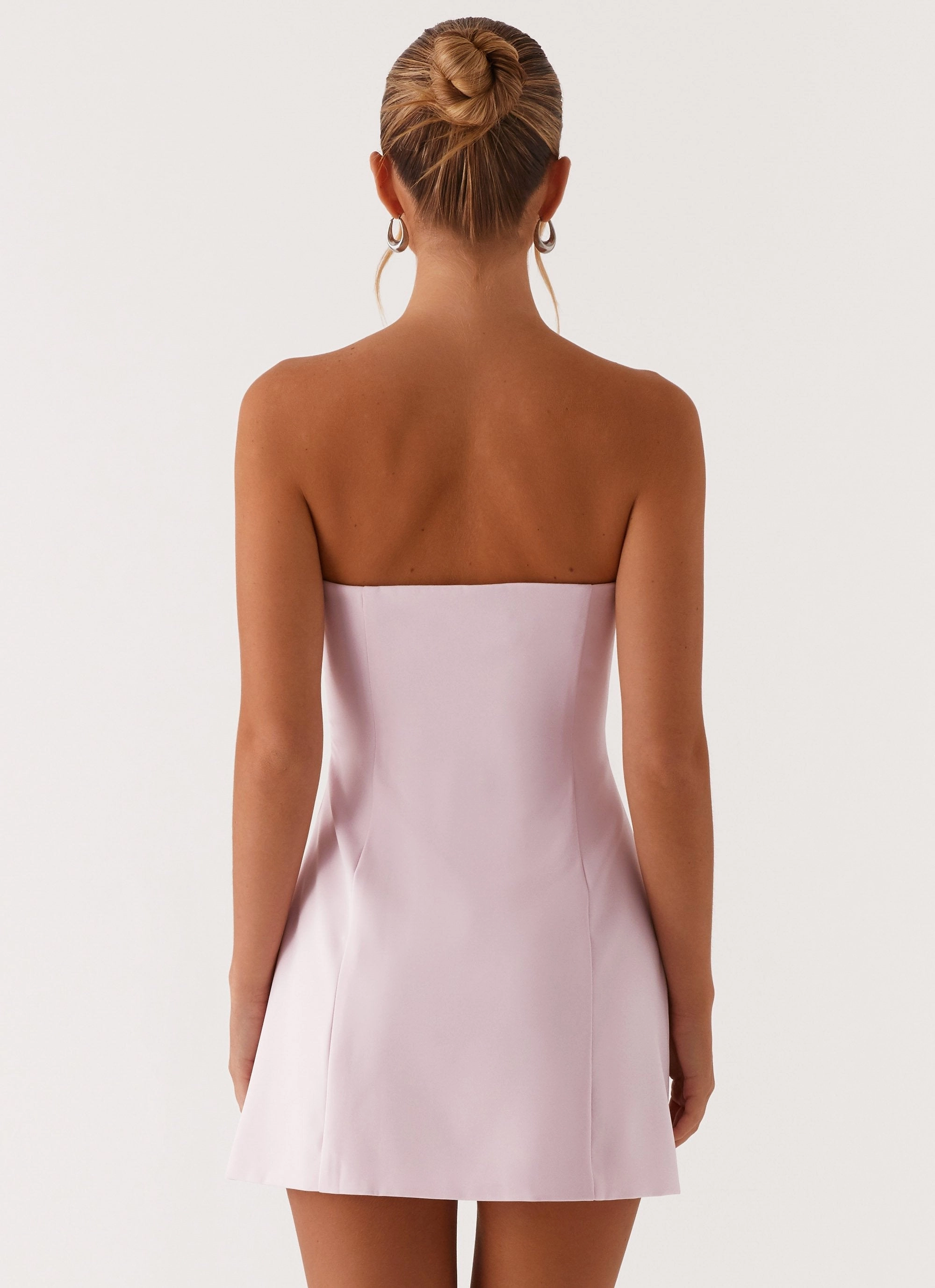 Fit Choice Patsie Strapless Mini Dress - Pink