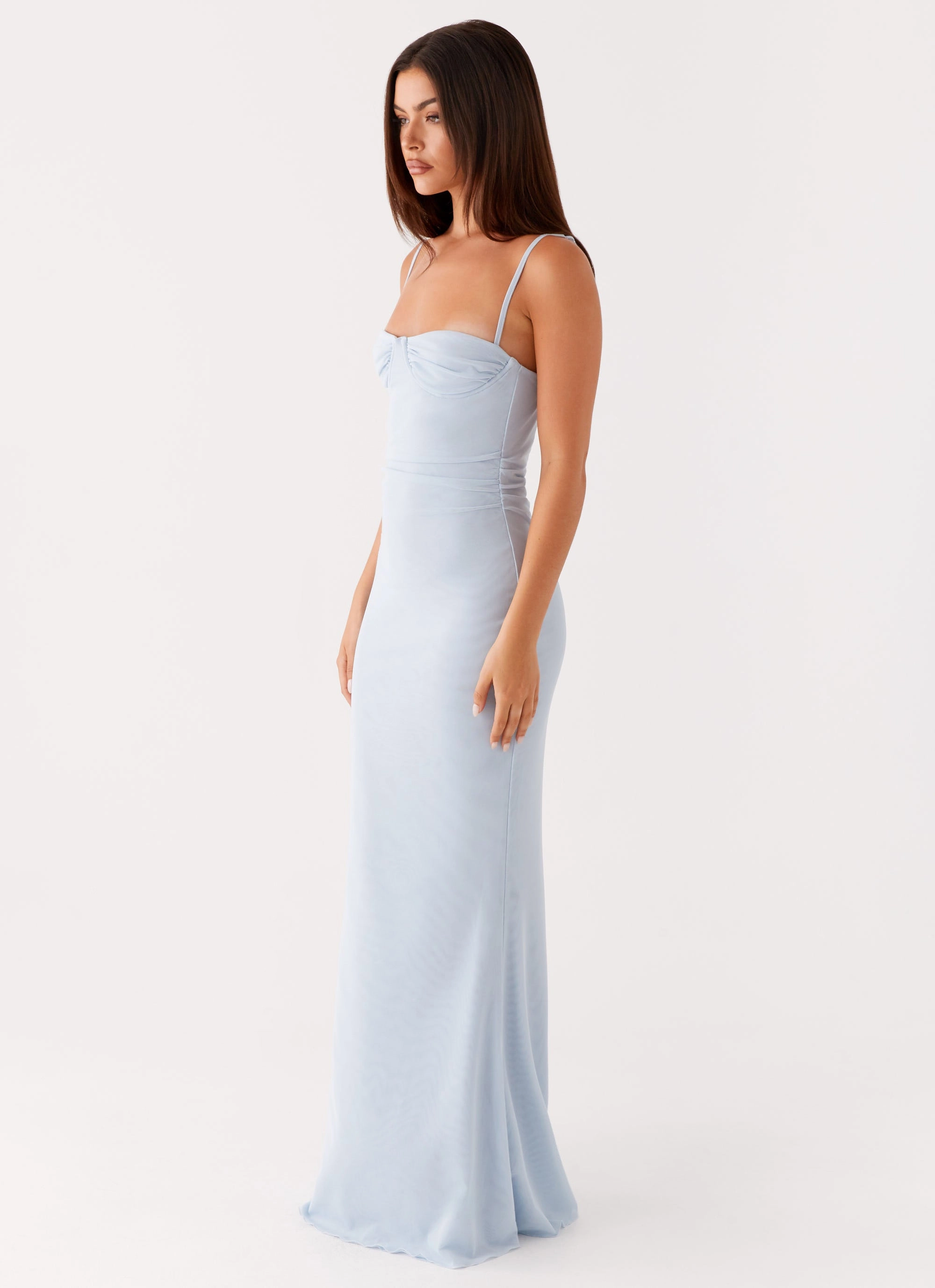 All-Occasion Look petite size Anna Sophia Maxi Dress - Blue