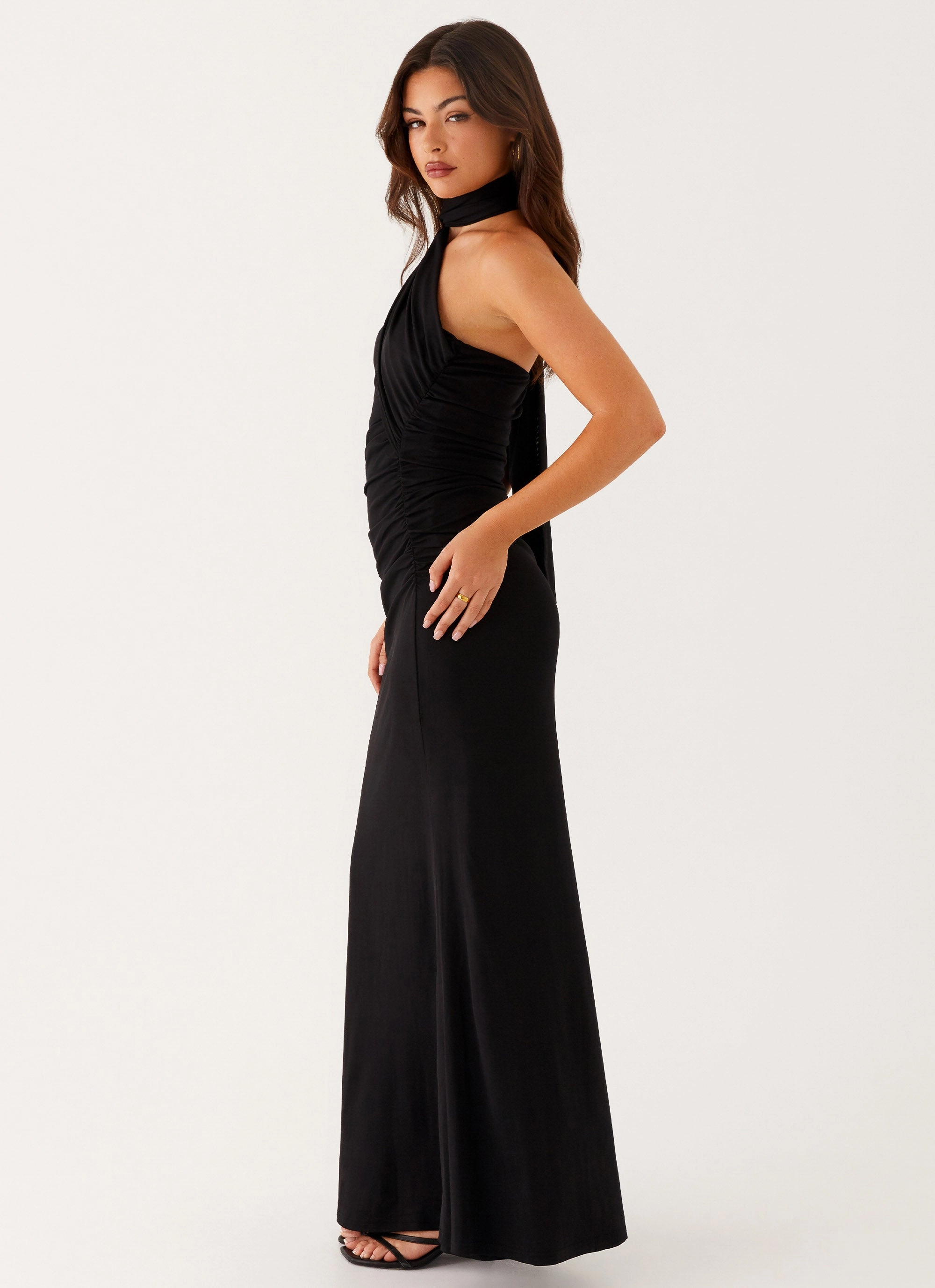 Songbird Maxi Dress - Black Climate-Adaptive Urban Ready