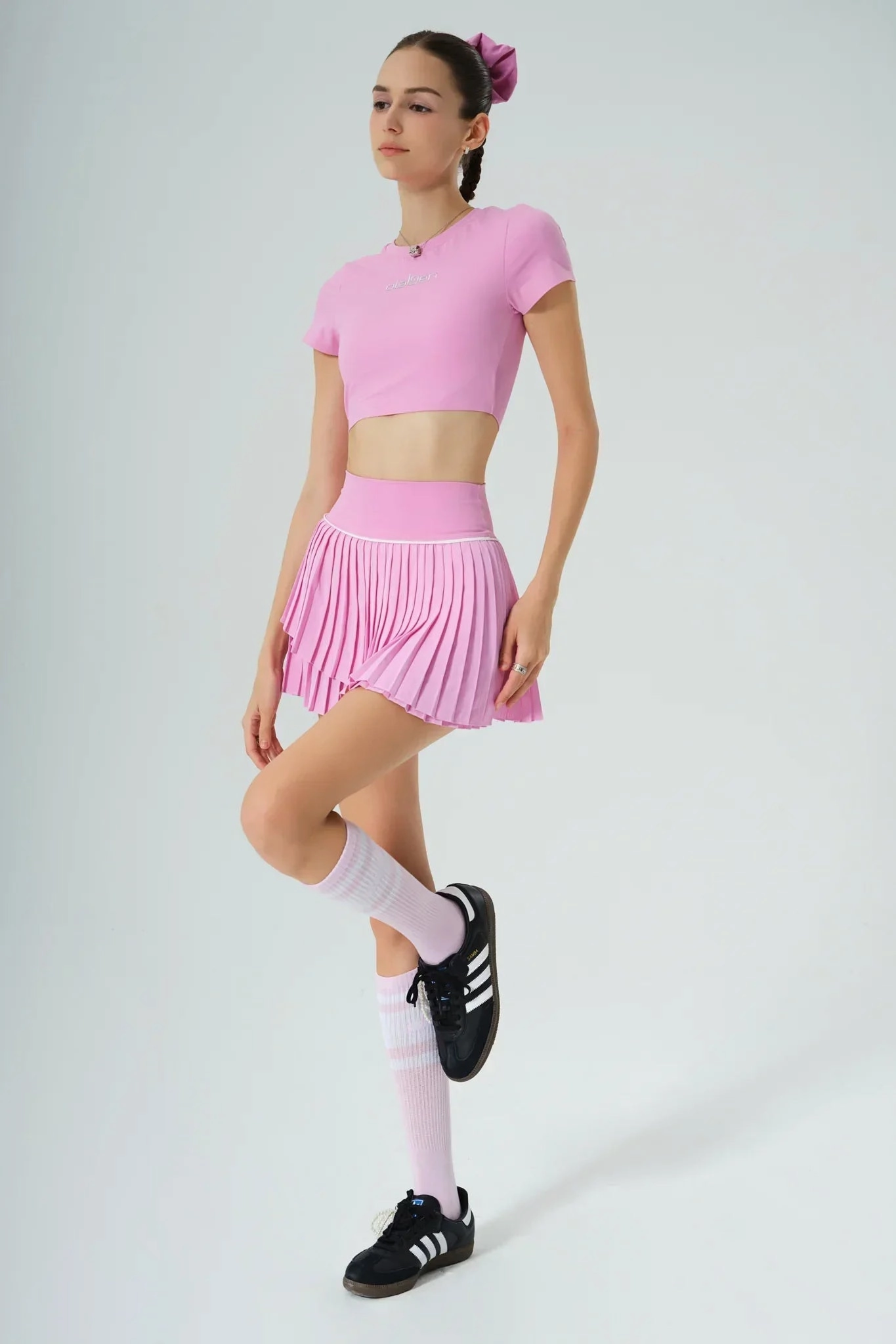 Pleated A Line Skirt - Blossom Active Mode Travel Fit